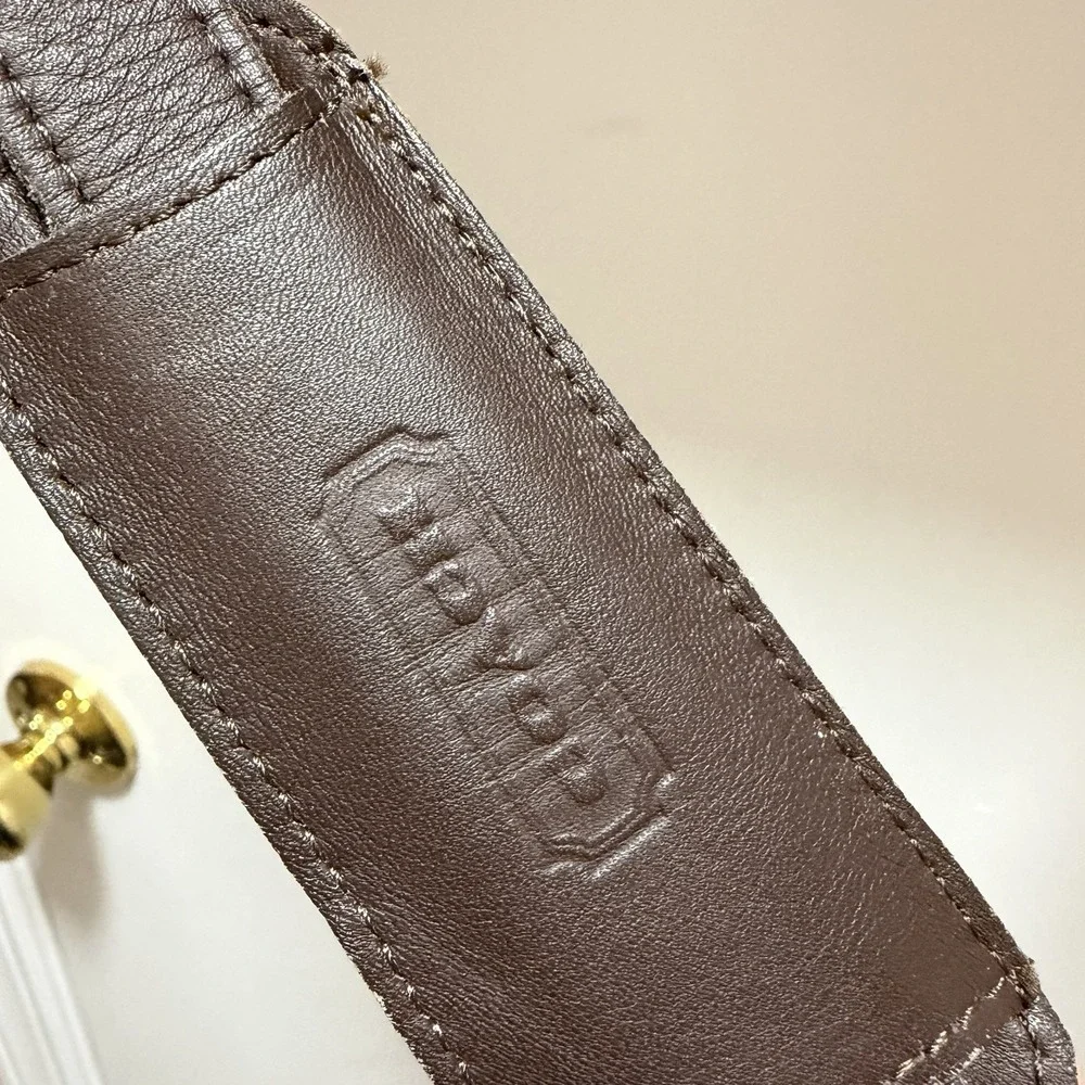 Vintage Coach Beekman Briefcase Shoulder Bag 5266 USA Dark Brown Leather